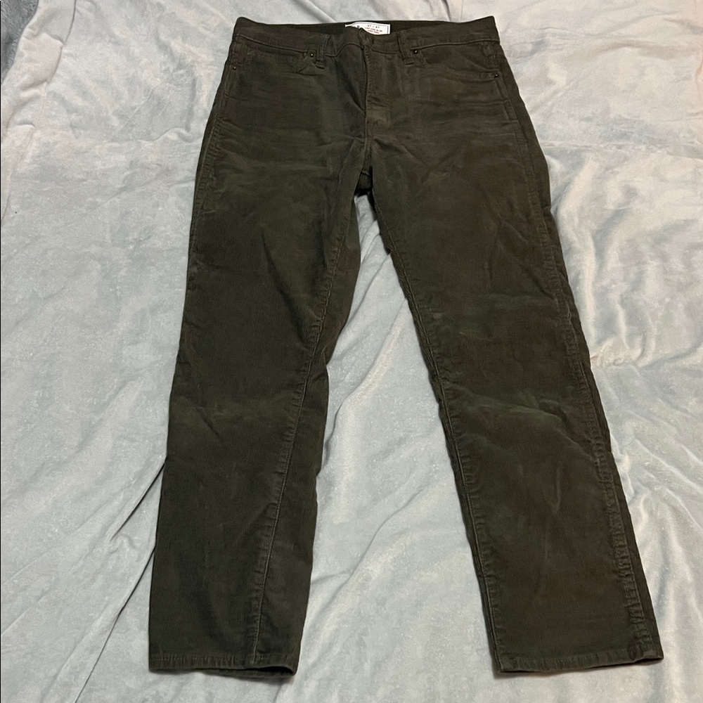 GAP Women's Olive Corduroy Pants